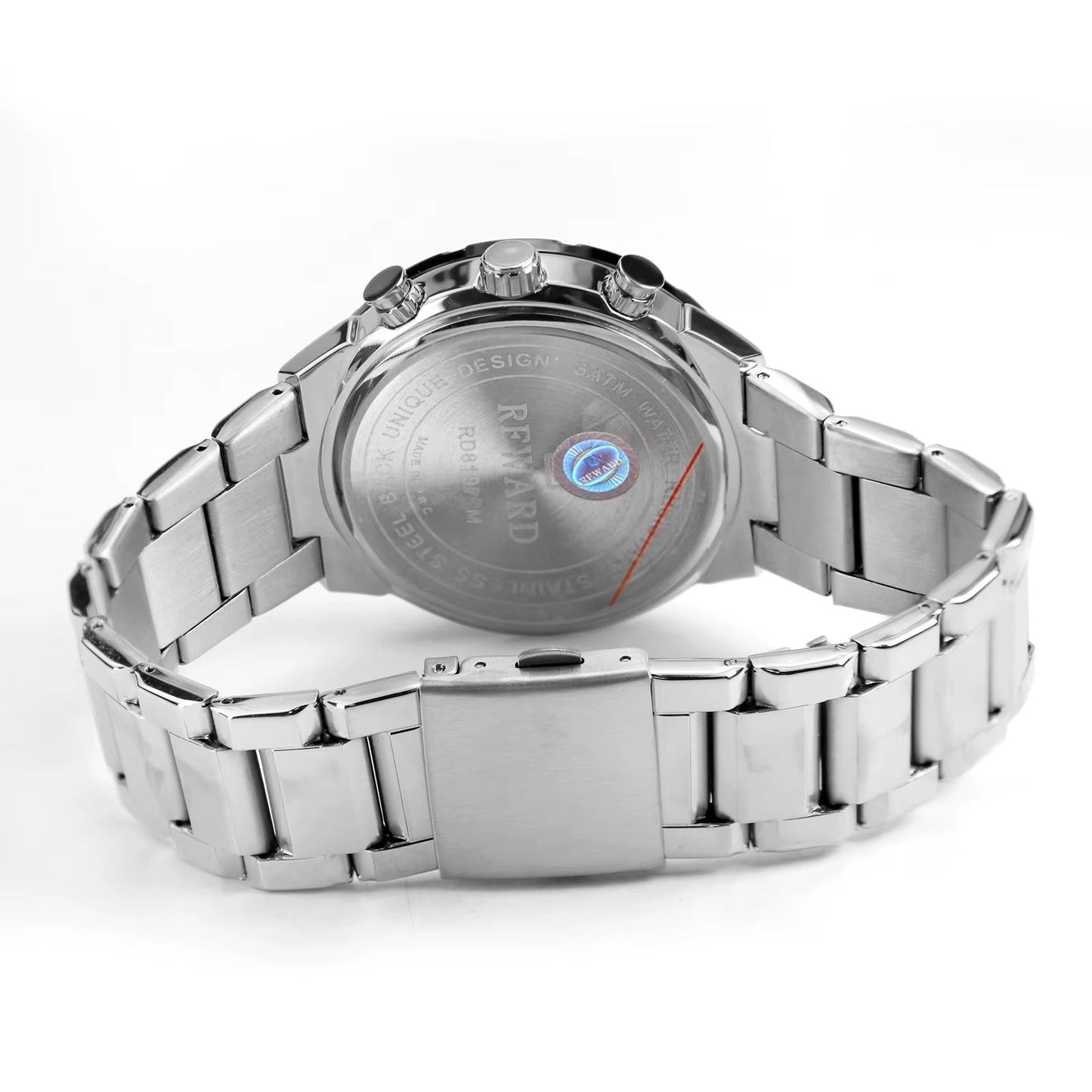 REWARD RD81970M – Sleek Stainless Steel Waterproof Watch for Men