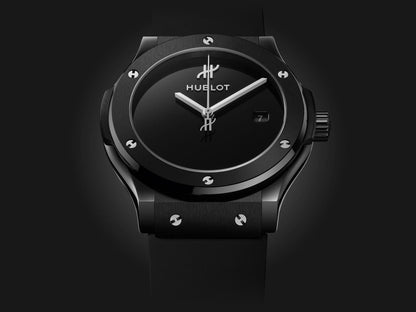 Hublot Classic Fusion Titanium – Minimalist Black & Silver Design