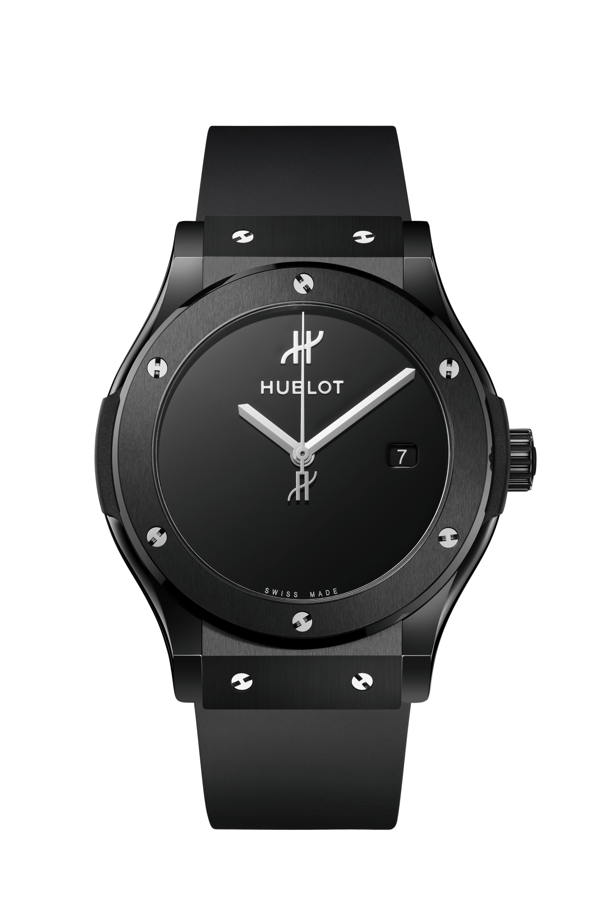 Hublot Classic Fusion Titanium – Minimalist Black & Silver Design