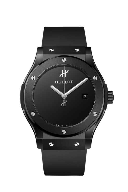Hublot Classic Fusion Titanium – Minimalist Black & Silver Design