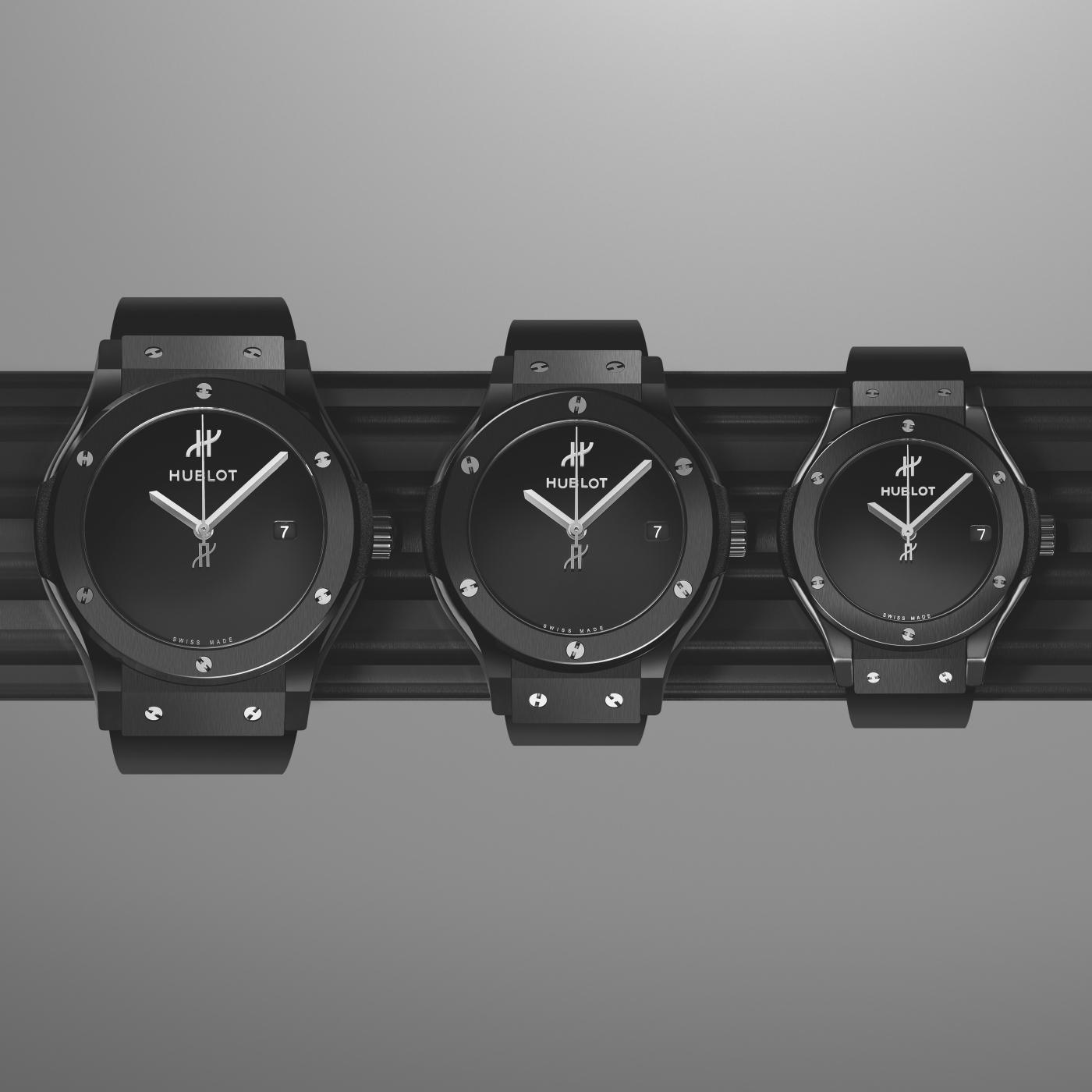 Hublot Classic Fusion Titanium – Minimalist Black & Silver Design